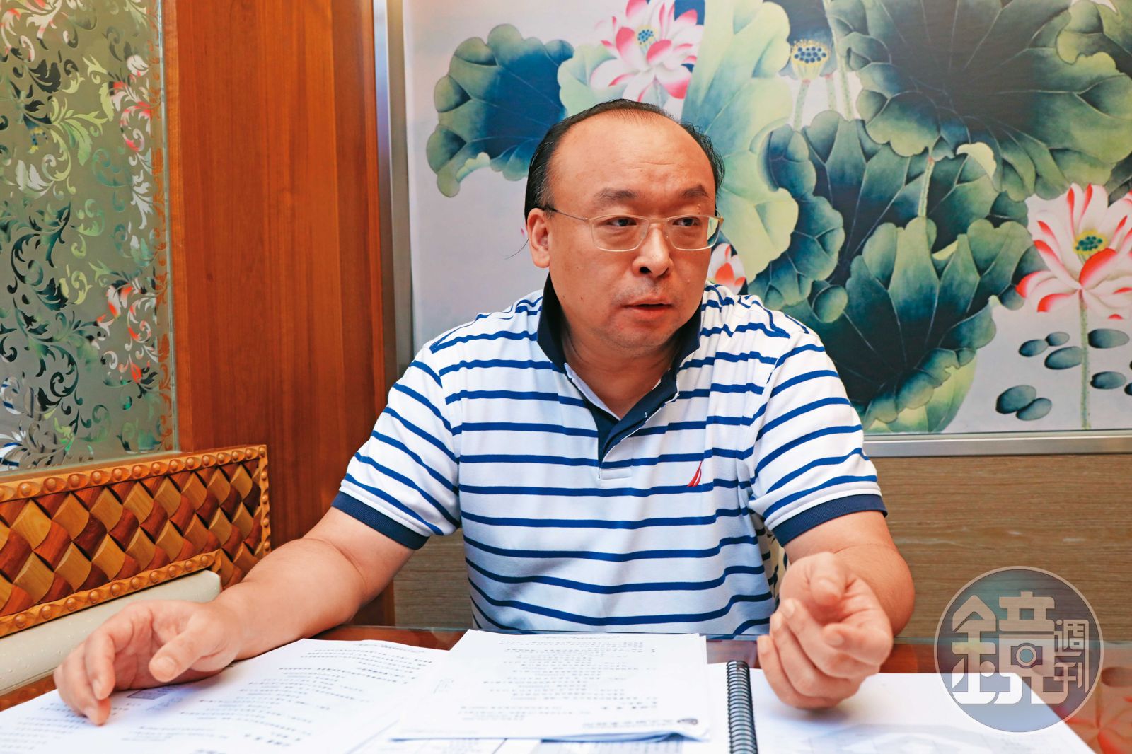 展雲前董事長特助金開文（圖）表示，找朱國榮救火根本是引狼入室。（圖／鏡週刊）