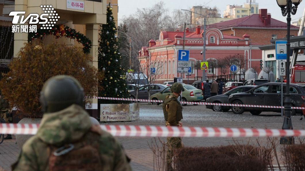 烏克蘭對俄羅斯別爾哥羅德(Belgorod)進行軍事攻擊。(圖/達志影像路透社)