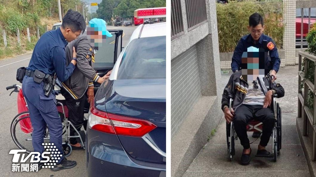 彰化輪椅翁赴台中尋友只剩三百 警霸氣出錢叫Uber送回家