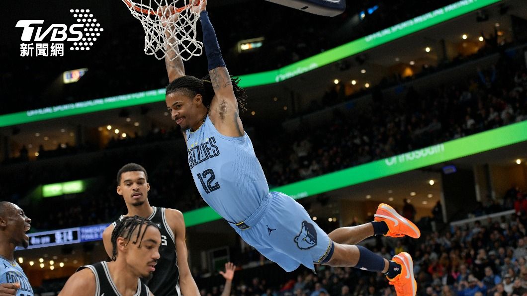 NBA／季後賽再見？　灰熊「少主」莫蘭特因傷整季報銷