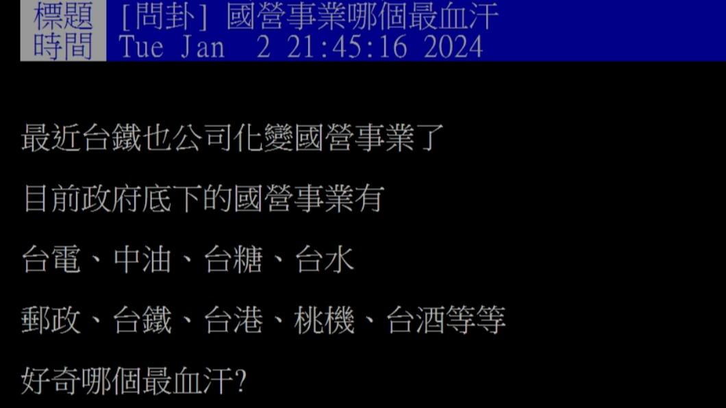 原PO發文。（圖／翻攝自PTT）