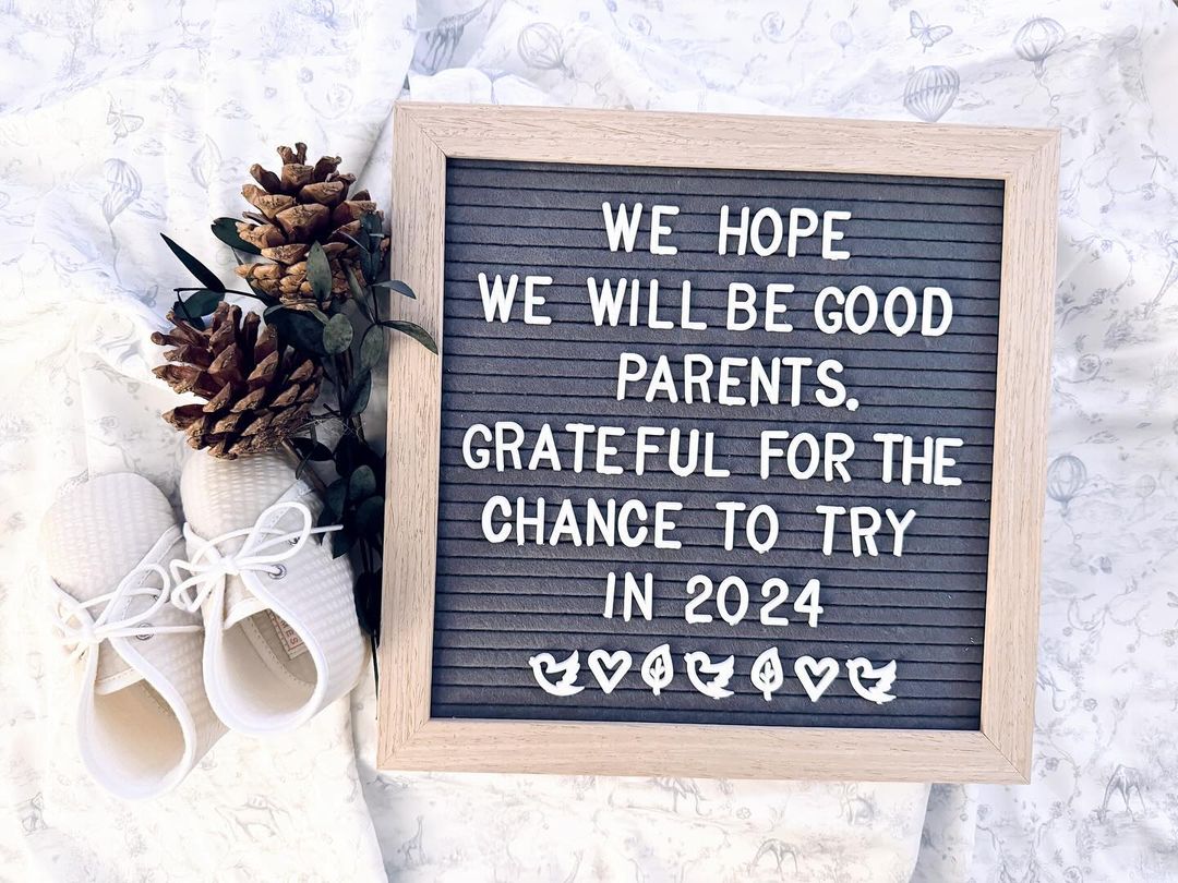 朱千雪元旦宣布懷孕喜訊。(圖/翻攝自朱千雪IG)
