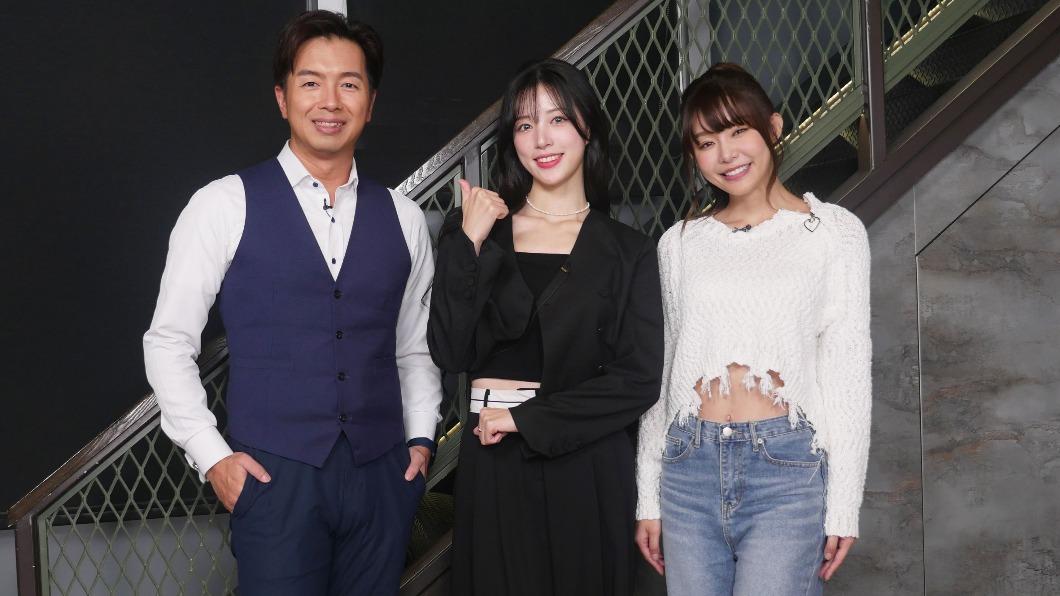 鄭偉柏(左起)、李晧禎和Yuri日前一起錄影。(圖/MOMOTV提供)