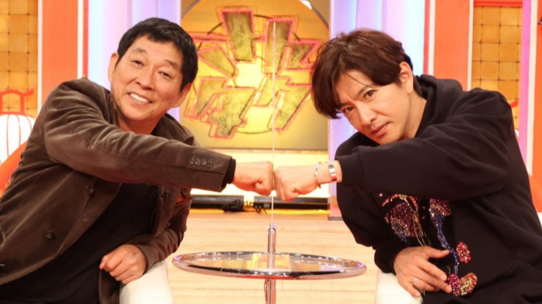 木村拓哉與明石家秋刀魚在節目中對談。(圖/翻攝自X)
