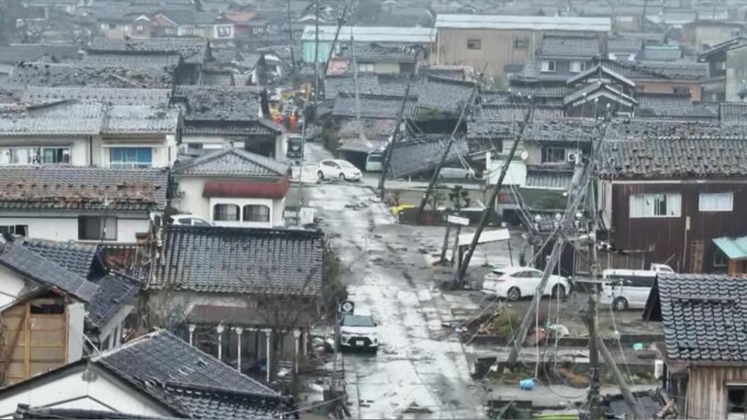 日本石川縣截至5日上午已有92人死於能登半島地震。（圖／翻攝自TBS News）