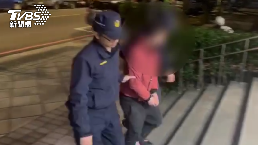 警方訊後將他依法移送。(圖/TVBS)