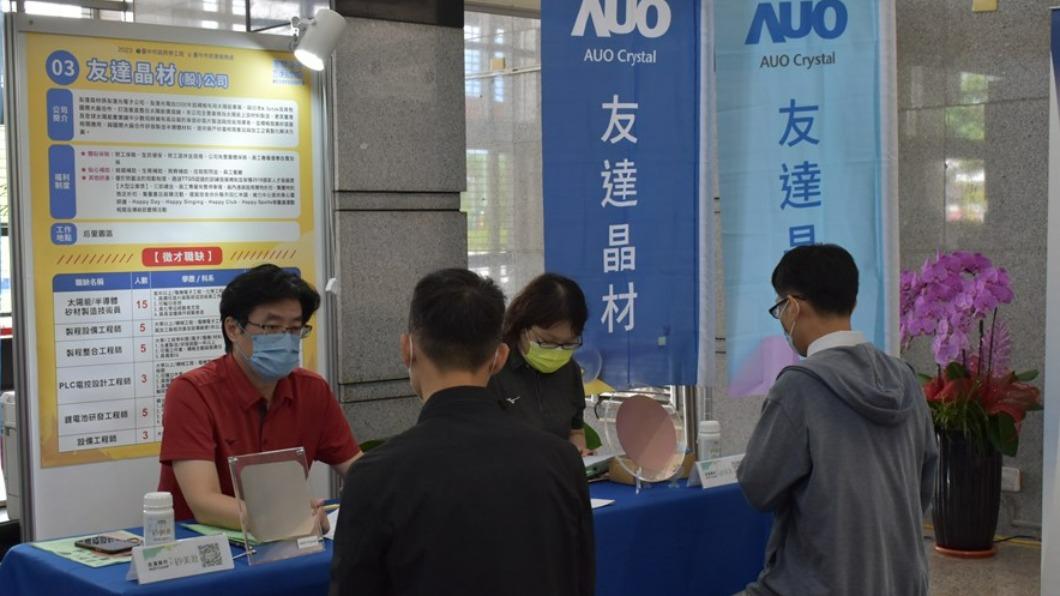 不少知名企業開出高薪徵才。(圖/中市府提供)