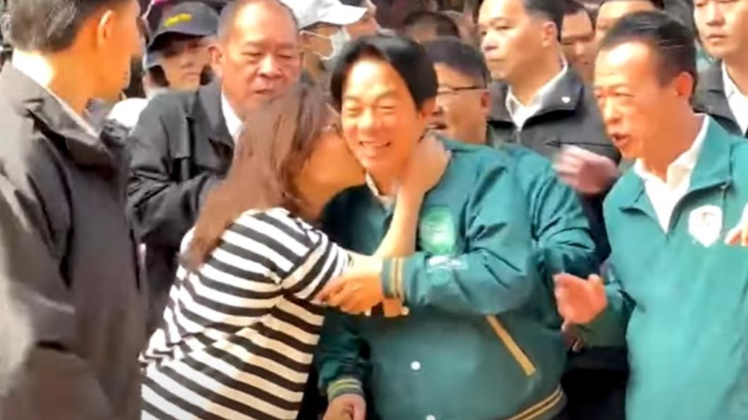 選戰倒數黃金週!賴清德掃街遭強吻 國安局頭痛擬加強維安