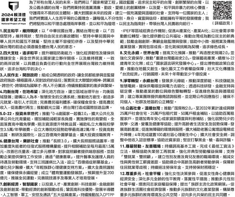 2024總統大選-2024總統大選日期-總統選舉-總統大選時間-總統大選候選人-總統大選投票日-總統大選辯論-總統大選政見-民進黨-賴清德-蕭美琴