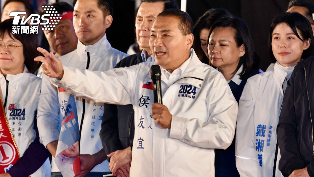 國民黨總統候選人侯友宜。（圖／TVBS）