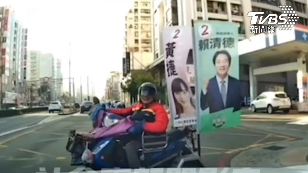 黃捷助選車迴轉擋轎車 怒質問女駕駛「為何逼車」爆口角