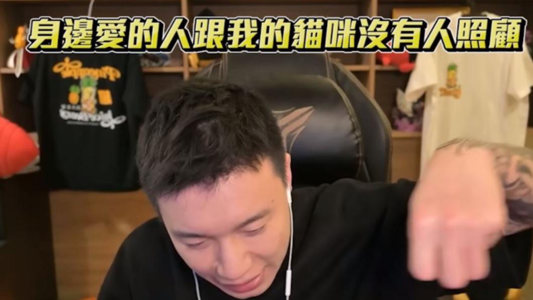 Toyz表示自己對入獄看得很開,只擔心身邊的親友、貓咪沒人照顧。(圖/翻攝自「Toyz實況精華」YT)