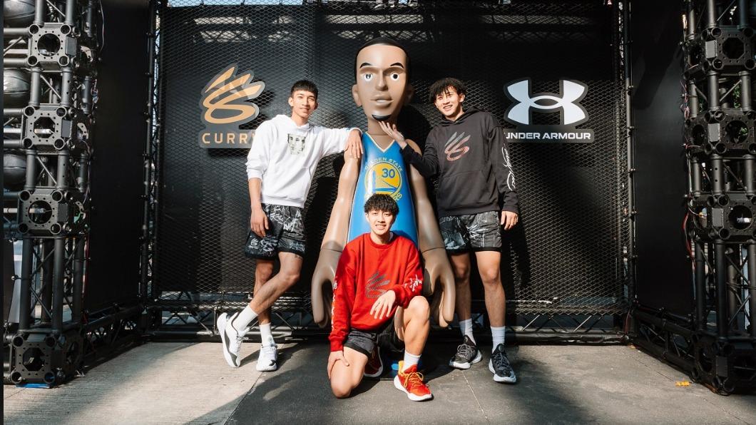 知名運動品牌在西門舉辦三分球大賽致敬Stephen Curry。（圖／主辦單位提供）
