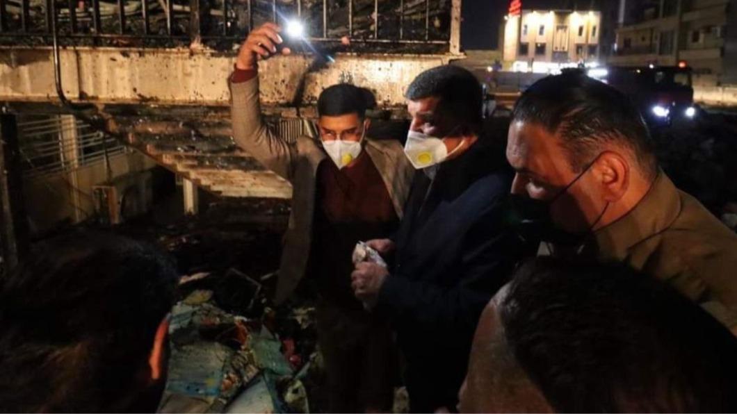 伊拉克的醫院經常忽視安全規範的問題。(圖/翻攝自X@Shafaqnews)