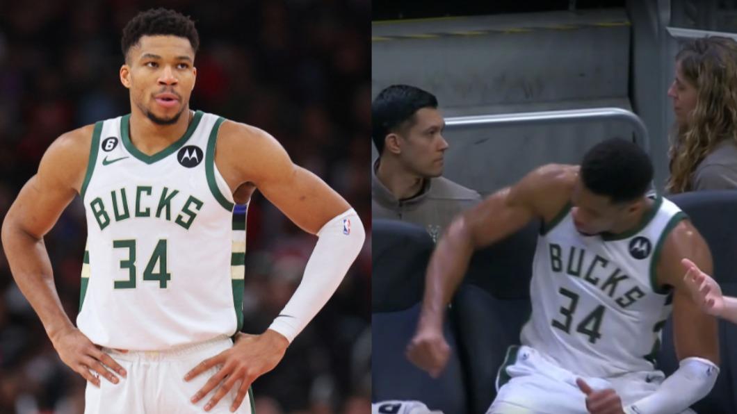 NBA/剛罵完防守「公鹿又慘輸爵士16分」 字母哥怒捶椅背