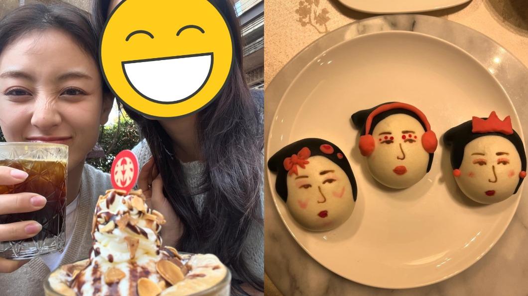 成員志效(最左)曬出在台灣遊玩的照片。(圖/翻攝自朴志效_UnicornJihyo微博)