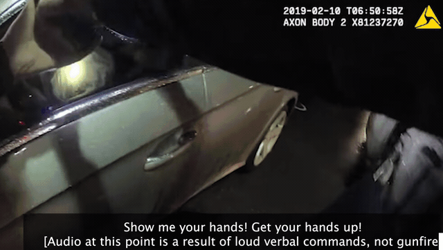 加州地方警察對20歲青年威利,在3秒內射擊55發子彈造成他喪命。(圖/翻攝自KTVU FOX 2 San Francisco )
