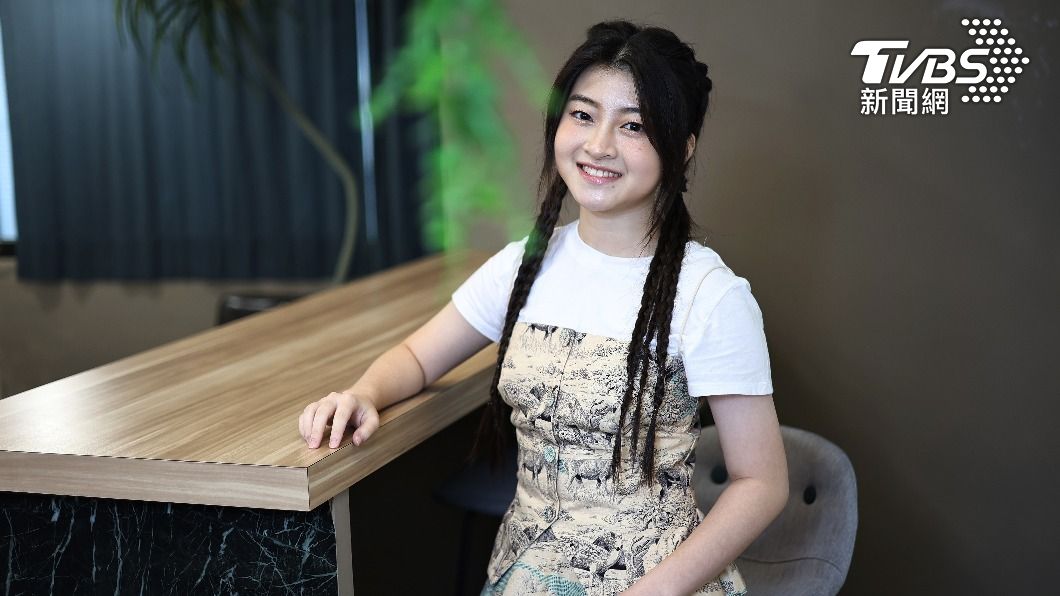 蓋兒未來想攻讀心臟科相關,大學4年級時將到英國交換留學1年。(圖/張哲鳴攝)
