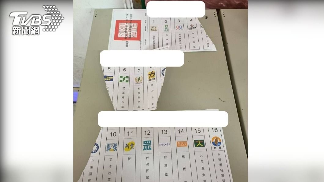 屏東縣截至中午3起撕選票案 都是「阿嬤蓋錯」後撕毀