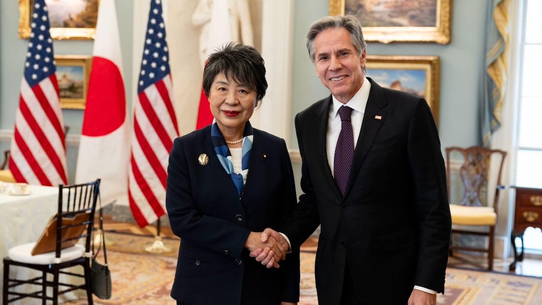 日外相台大選前會晤布林肯 稱台灣「重要夥伴」籲和平解決兩岸問題
