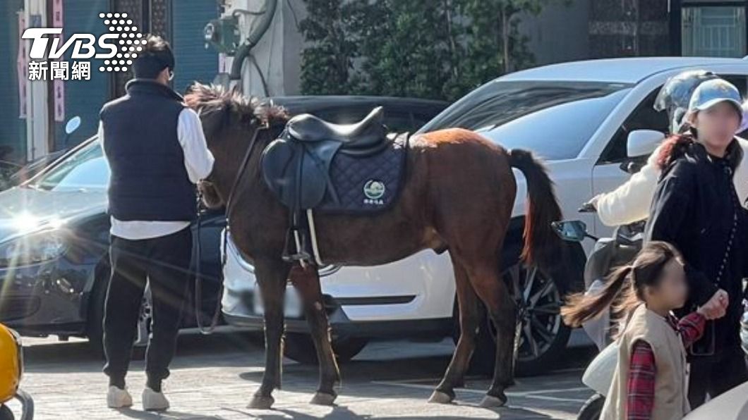 投票日吸睛焦點!超狂金門男「飆馬」去投票:怕沒停車位
