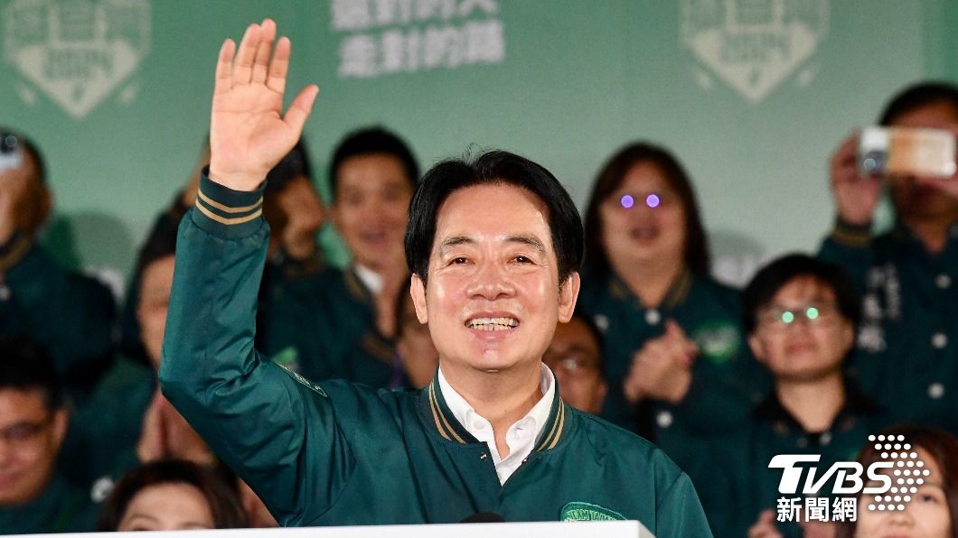20年來「得票最低總統」!賴清德當選破紀錄 成綠營史上第4低