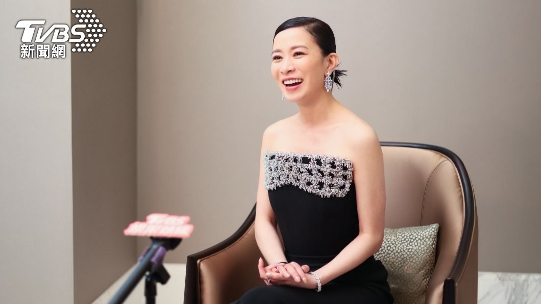 佘詩曼接受《TVBS新聞網》專訪。（圖／趙世平攝）
