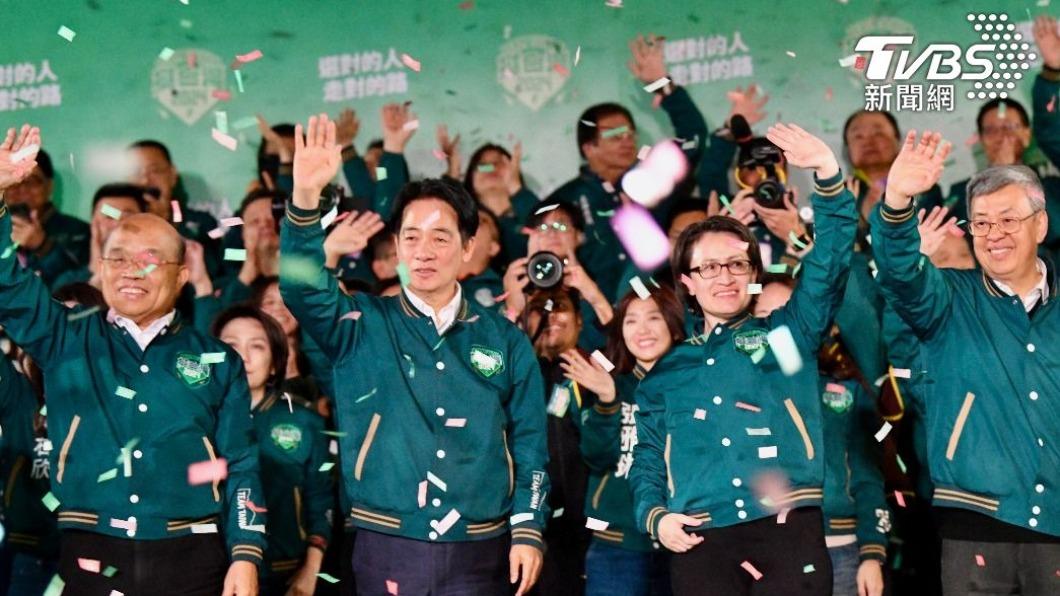 賴清德當選中華民國第16任總統。（圖／胡瑞麒攝）