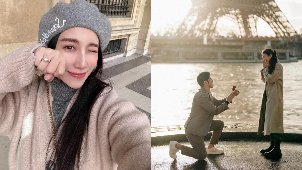 老公突下跪!飛巴黎驚喜補求婚 Apple挺孕肚嚇傻:不可能不嫁