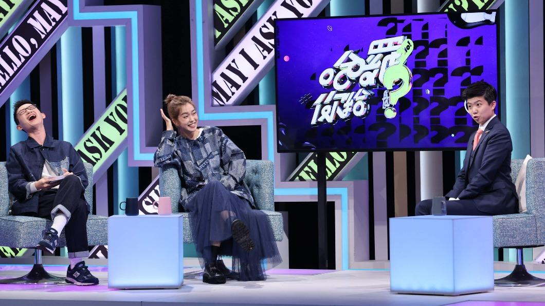苗博雅現場模仿起柯文哲與蔣萬安,讓現場樂瘋。(圖/公視提供)