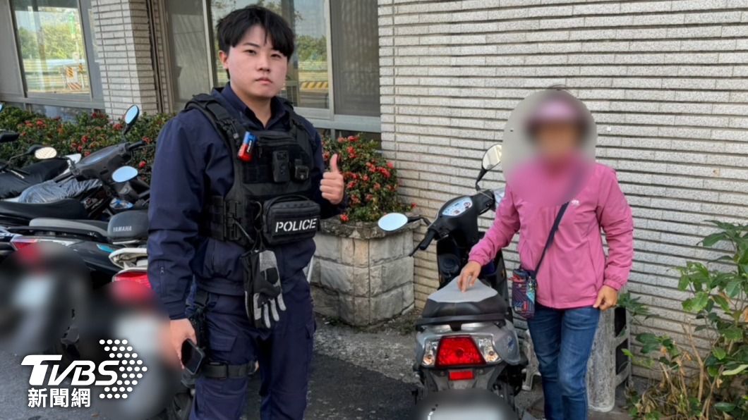 台南8旬婦機車家門口失蹤 員警十分鐘追蹤火速找回