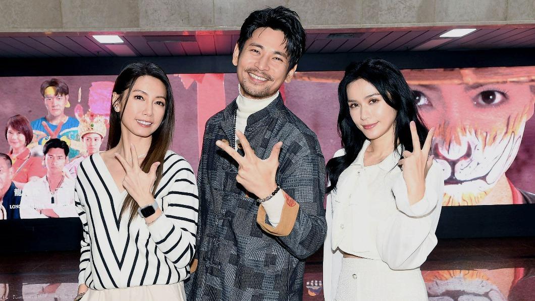 左起林韋君、楊子儀、許鈞鈞主演《少女八家將》。(圖/華視提供)