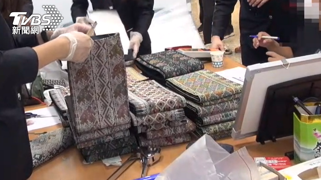 嘴上說來台灣玩!泰國小姐姐扛13公斤毒 全縫在布裡夾層