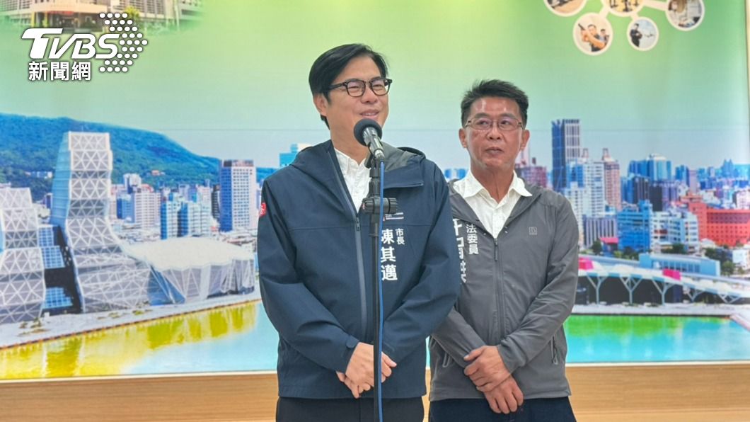 黃捷加入湧言會一事,高雄市長陳其邁受訪時表示,「自己早已知情!」。(圖/林雅婷攝)