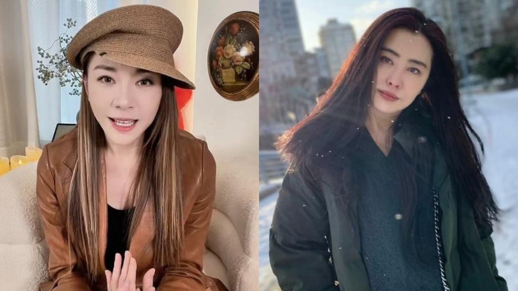 戴蘊慧(左)和王祖賢曾是好閨密,彼此家人也認識。(圖/翻攝自素素娛樂醬小紅書)