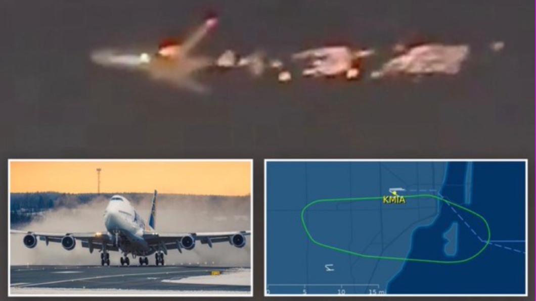 又有飛機出事!波音747疑「故障噴火」 緊急迫降邁阿密
