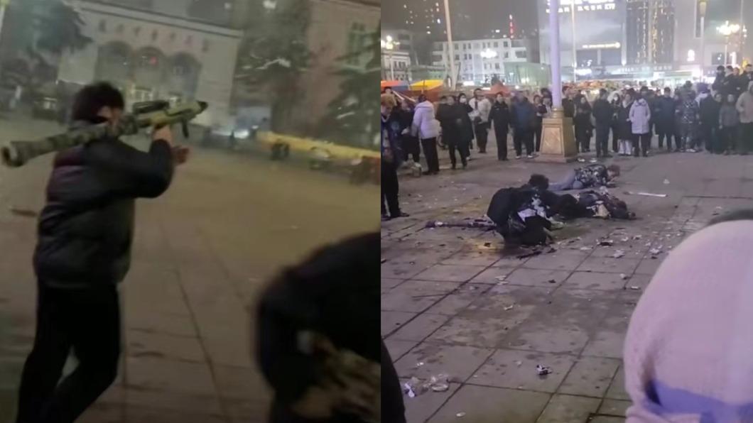 意外自爆事件造成多人輕重傷。(圖/翻攝自@時代尖兵 微博)