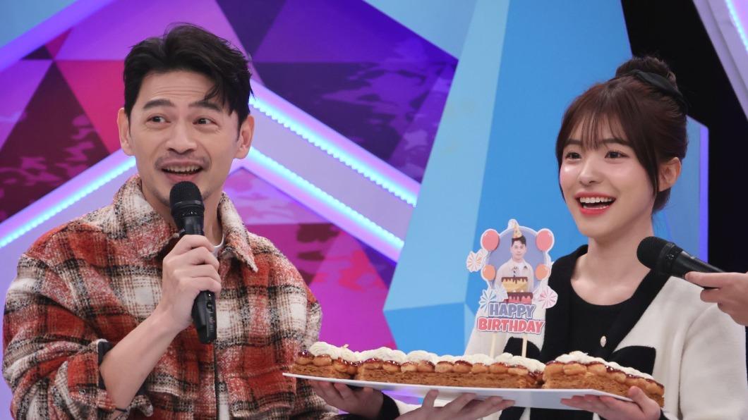 李多慧（右）現身替阿Ken慶生，讓他相當感動。（圖／中天綜合台提供）