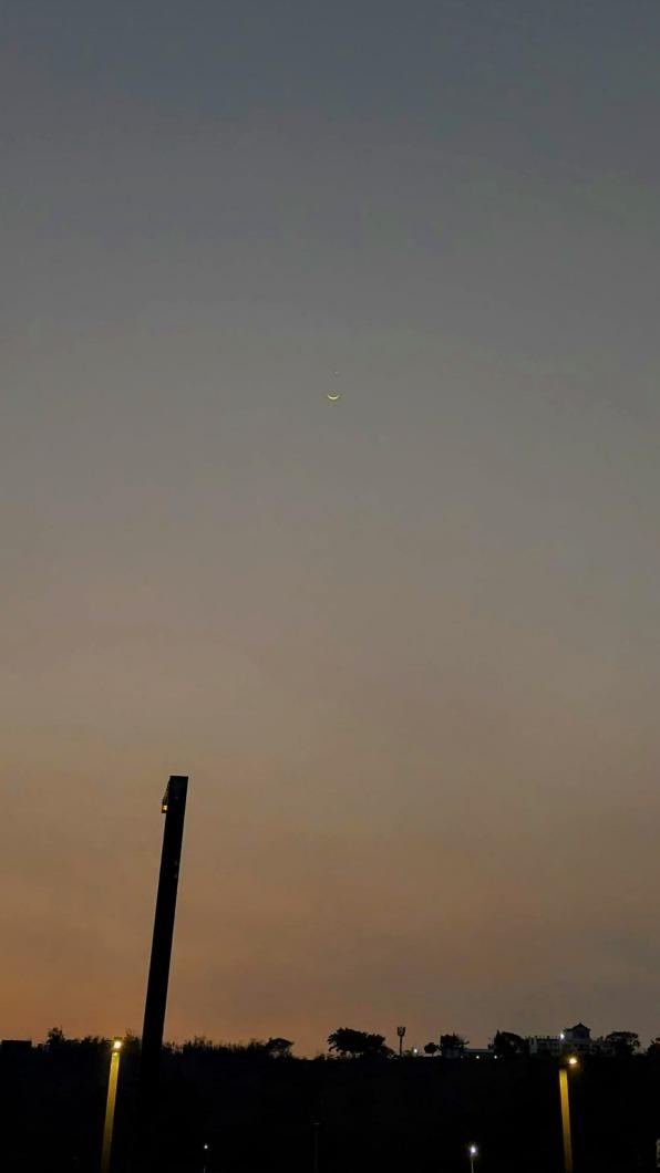 《滾石摘星號》節目拍攝最後一天出現天文奇景「月掩金星」。(圖/滾石唱片提供)