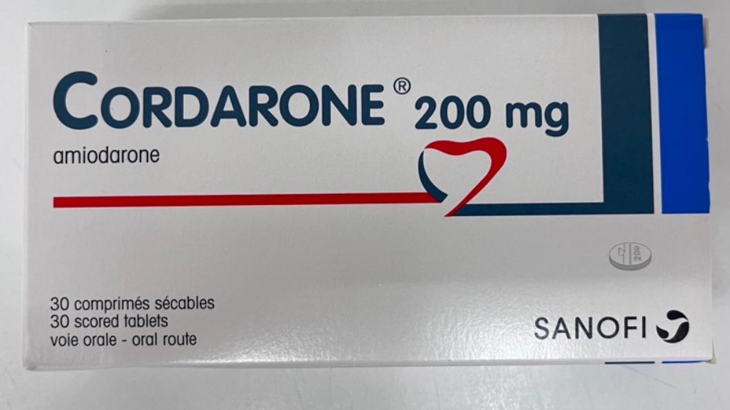 臟得樂 Cordarone 200mg。（圖／藥師提供）