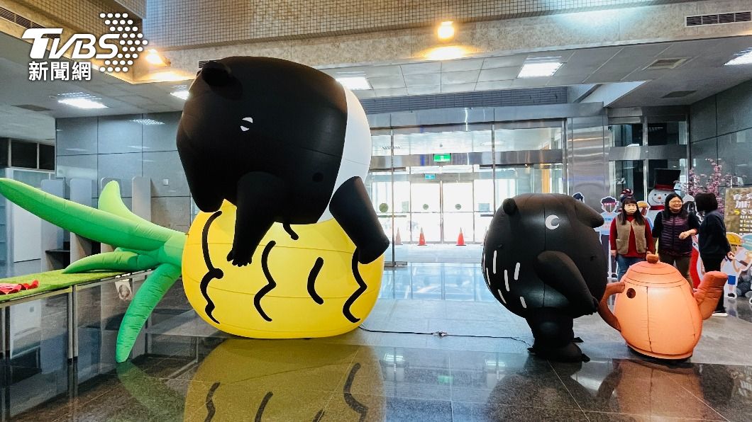 超可愛!南投燈會卡娜赫拉退場 馬來貘、爽爽貓慵懶接棒