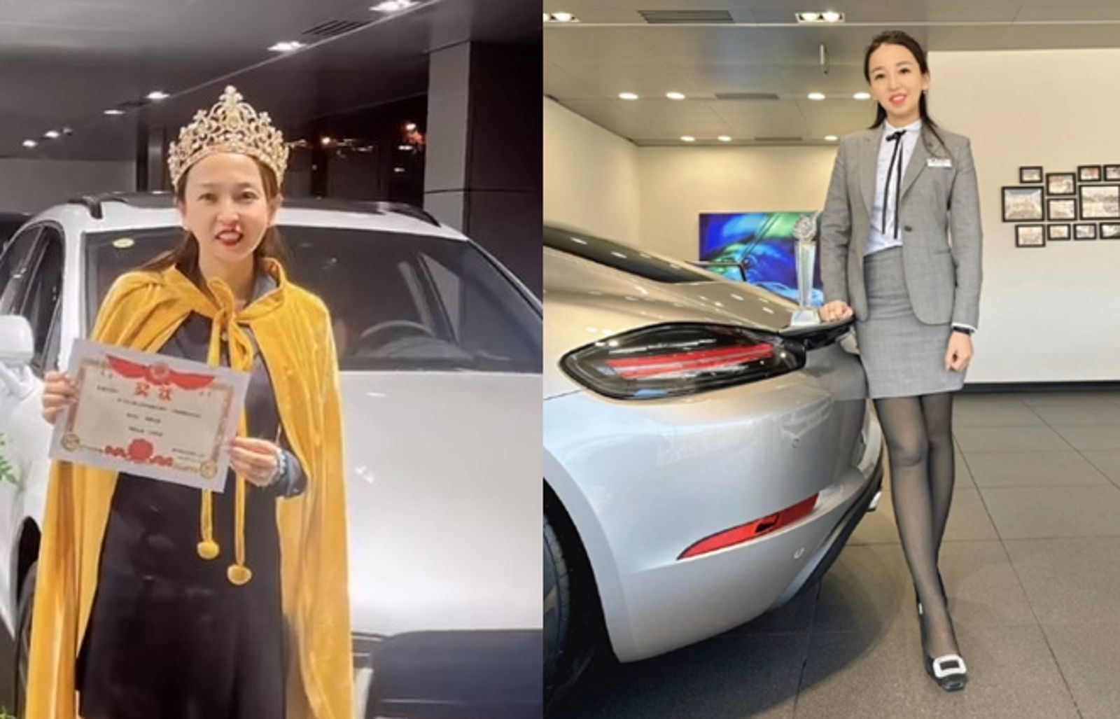 Molly坦言成功祕訣來自於真誠,駁斥靠不正當手段賣車。(圖/翻攝自微博)