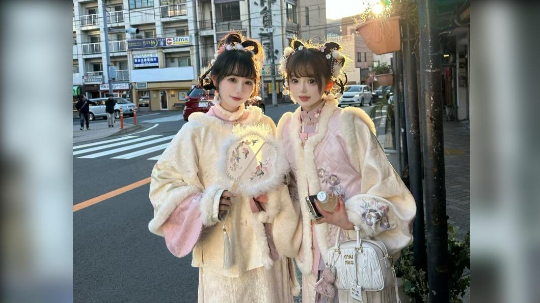 「穿漢服遊日本」沿路被狂讚 陸網美爽喊:給櫻花妹一點震撼