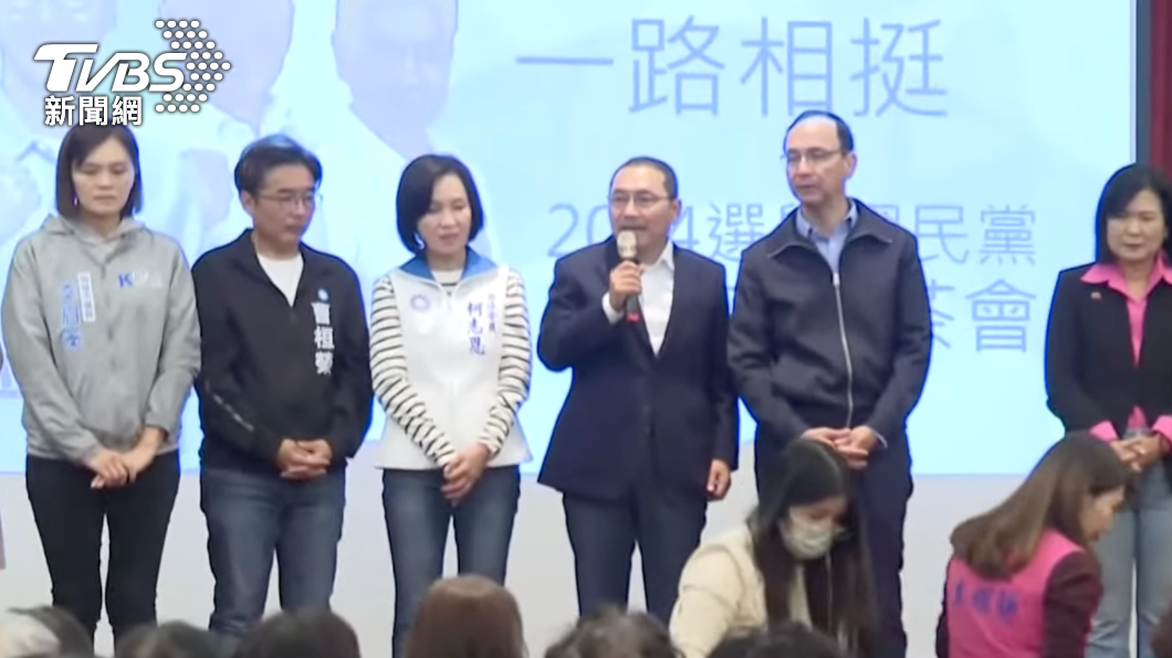 侯友宜出席高雄謝票活動。（圖／TVBS）