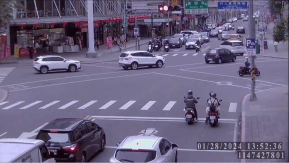 車禍發生過程。（圖／TVBS）