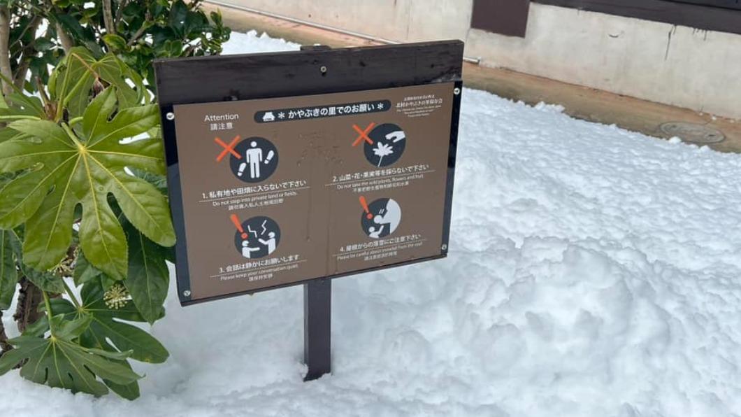 台旅行團遊日大鬧!失控瘋砸雪球 小合掌村「秘境淪菜市場」