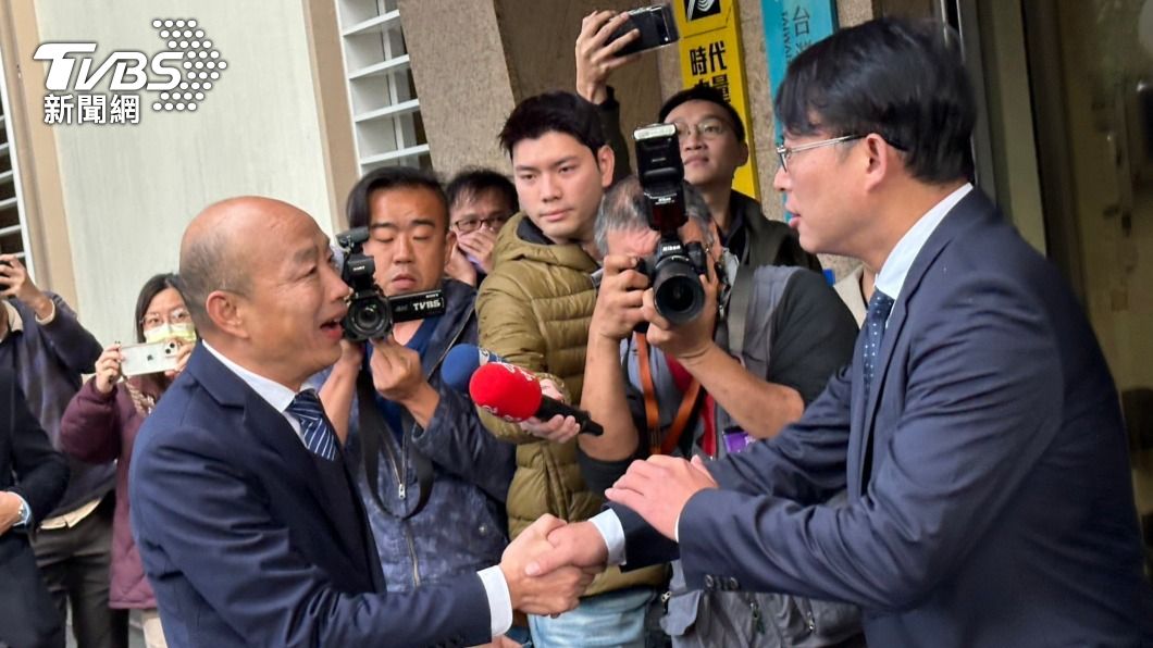 韓國瑜拜會民眾黨團「閉門情感交流」 黃國昌:絕無私設刑堂
