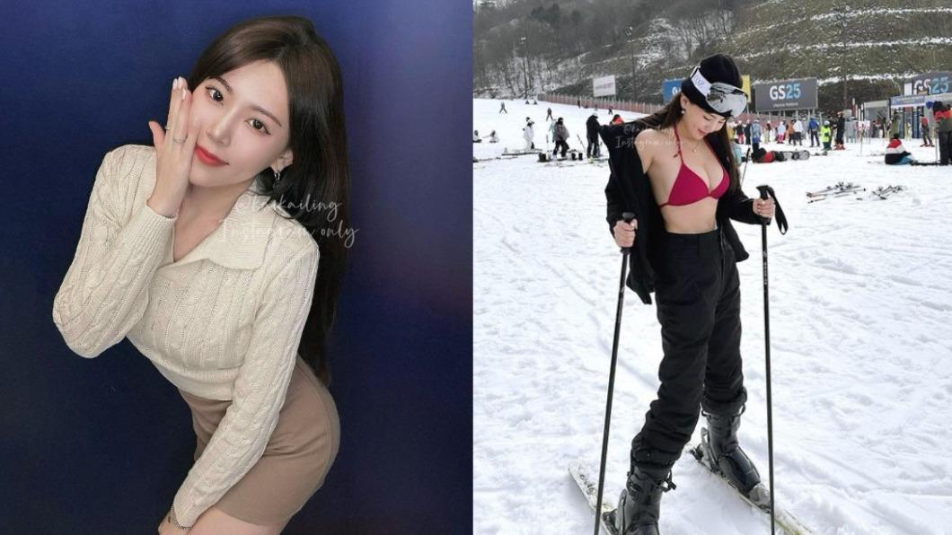 正妹數學老師脫了!「穿比基尼滑雪」辣曬超兇渾圓 粉絲嗨翻:太猛