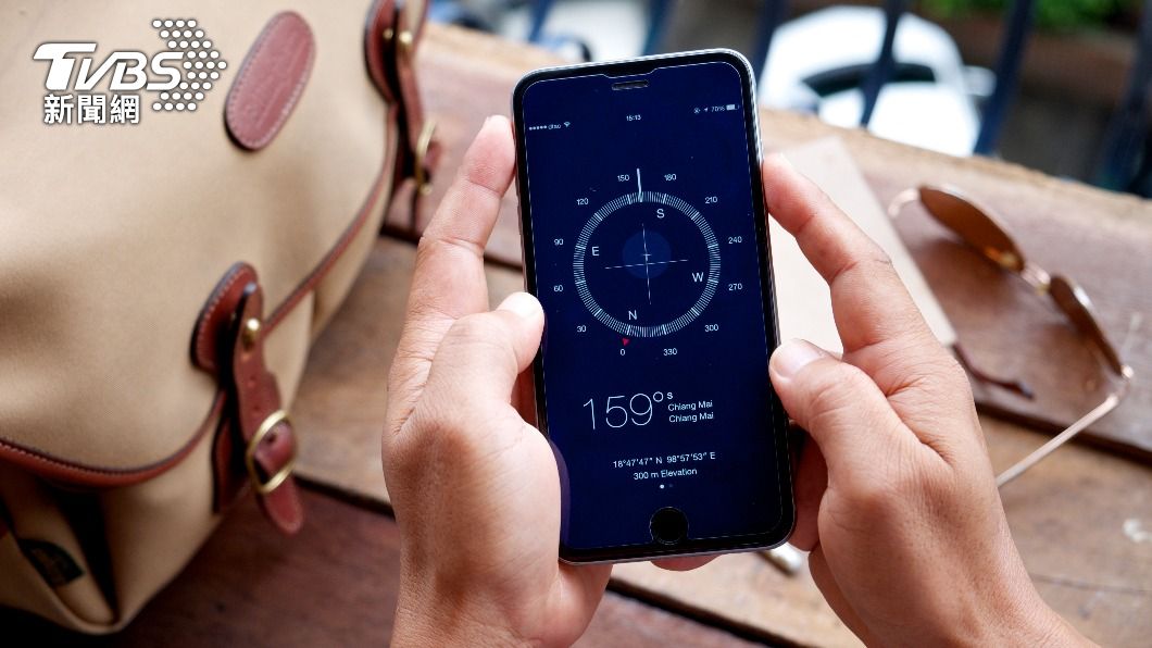 手機app可查看方位。(示意圖/shutterstock達志影像)
