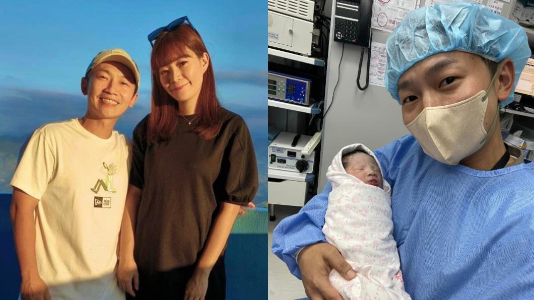 空姐妻上週才生女兒!蔡昌憲夫妻遭追撞 車頭全毀現場畫面曝